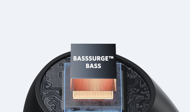 BassSurge™ Bass Enhancement Technology